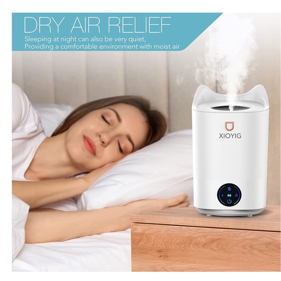 NEW Ultrasonic Humidifier Auto-Shut Off, 4.1L Large Capacity Super Quiet - Picture 3 of 7